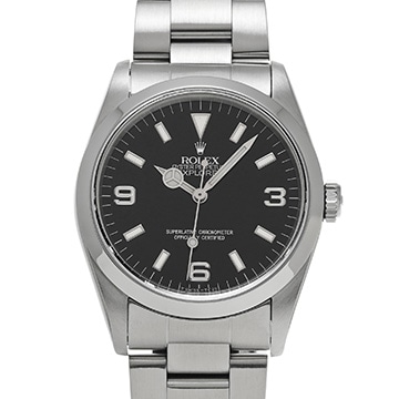 ロレックス エクスプローラー 14270 ブラック メンズ 時計 【中古】【wristwatch】