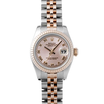 ロレックス デイトジャスト 26 179171 ピンク レディース 時計 【中古】【wristwatch】