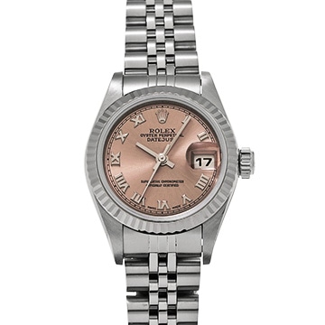 ロレックス デイトジャスト 79174 ピンク レディース 時計 【中古】【wristwatch】