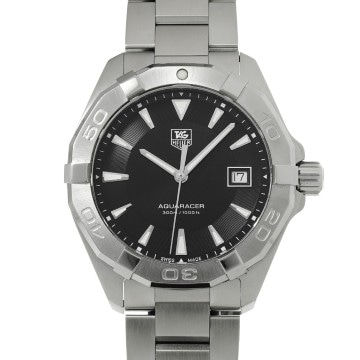 タグ ホイヤー アクアレーサー クォーツ WAY1110.BA0928 ブラック メンズ 時計 【中古】【wristwatch】