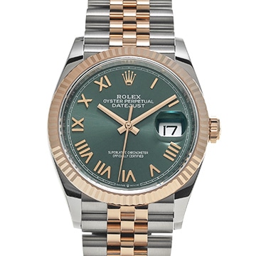 ロレックス デイトジャスト 36 126231 ミントグリーン メンズ 時計 【新品】【wristwatch】