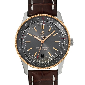 ブライトリング ナビタイマー オートマチック 41 U17326121M1P1 グレー メンズ 時計 【中古】【wristwatch】