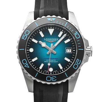 ロンジン ハイドロコンクエスト コモンウェルスゲームズ L3.779.4.09.9 ブルー メンズ 時計 【中古】【wristwatch】