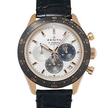 ゼニス クロノマスター スポーツ 18.3100.3600/69.C920 ホワイト メンズ 時計 【中古】【wristwatch】