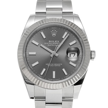 ロレックス デイトジャスト 41 126334 スレート メンズ 時計 【中古】【wristwatch】