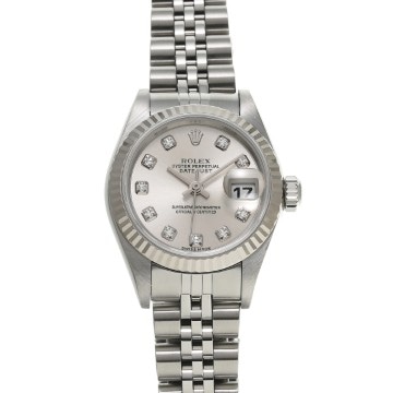 ロレックス デイトジャスト 79174G シルバー/ダイヤモンド レディース 時計 【中古】【wristwatch】