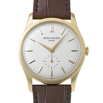 パテック フィリップ カラトラバ 5196J-001 シルバー メンズ 時計 【中古】【wristwatch】