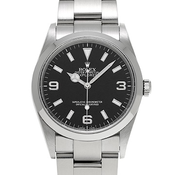 ロレックス エクスプローラー 114270 ブラック メンズ 時計 【中古】【wristwatch】