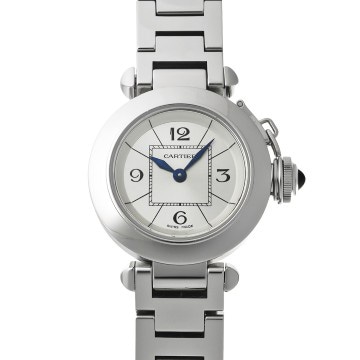 カルティエ ミスパシャ W3140007 シルバー レディース 時計 【中古】【wristwatch】