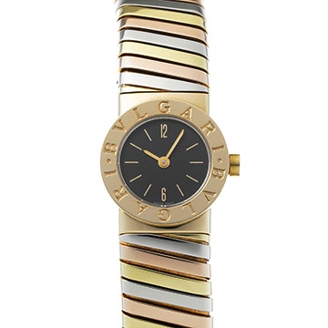ブルガリ ブルガリブルガリ トゥボガス BB192TG ブラック レディース 時計 【中古】【wristwatch】