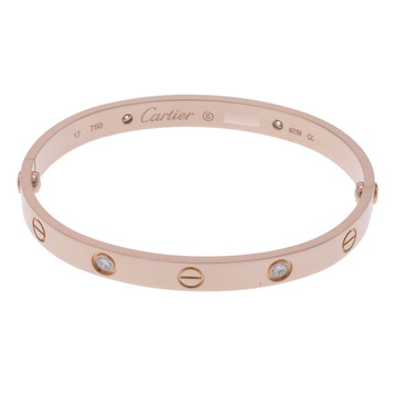 カルティエ ラブブレスレット #17 4PD ゴールド K18ピンクゴールド PG レディース ジュエリー 【中古】【jewelry】