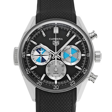 タグ ホイヤー カレラ シーファーラーXホディンキー CBS2014.FT6293 ブラック メンズ 時計 【中古】【wristwatch】
