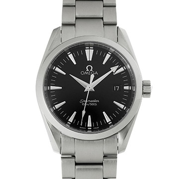 オメガ シーマスター アクアテラ クォーツ 2518.50 ブラック メンズ 時計 【中古】【wristwatch】