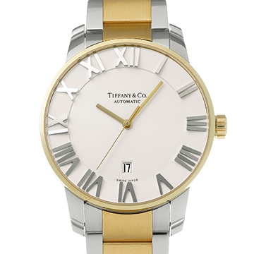 ティファニー アトラス ドーム Z1810.68.15.A21A00A ホワイト メンズ 時計 【中古】【wristwatch】
