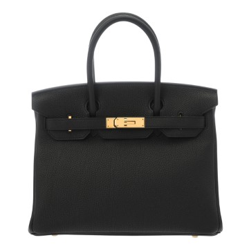 エルメス バーキン 30 ブラック トゴ レディース バッグ 【中古】【bag】